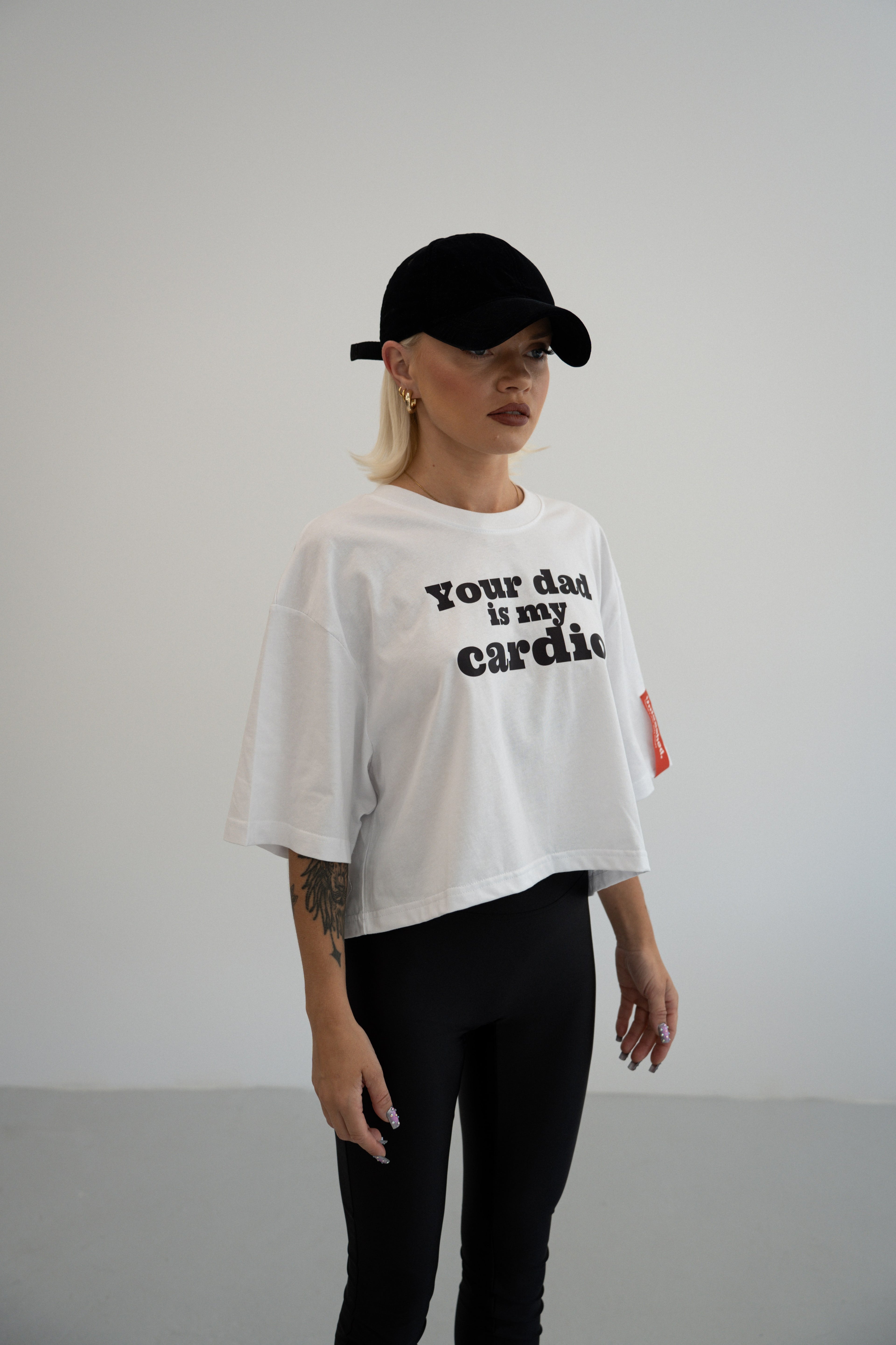 Your Dad is My Cardio T-Shirt White